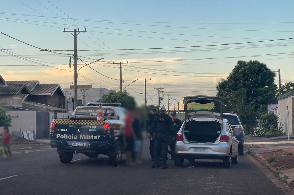 Menores abordados no Universitário - Foto: Jornal da Nova